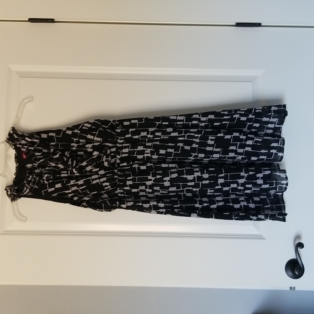 Merona black and white dress